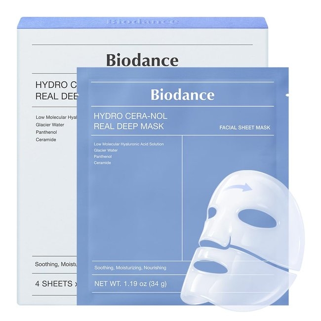 Hydro Cera-nol Real Deep Mask 1Box (1Box (34g*4ea))