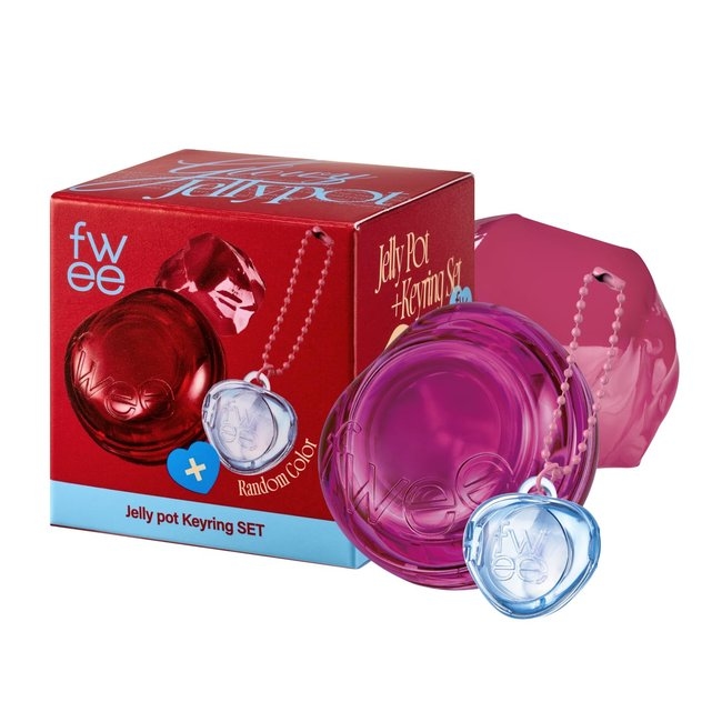 (Gl) Lip&Cheek Glowy Jelly Pot Js01 Rosy Glaze 4G+Pendant Keyring (4g)
